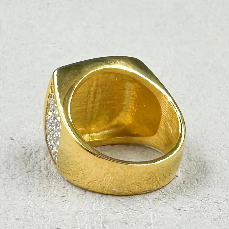Full Rhinestone King Rings