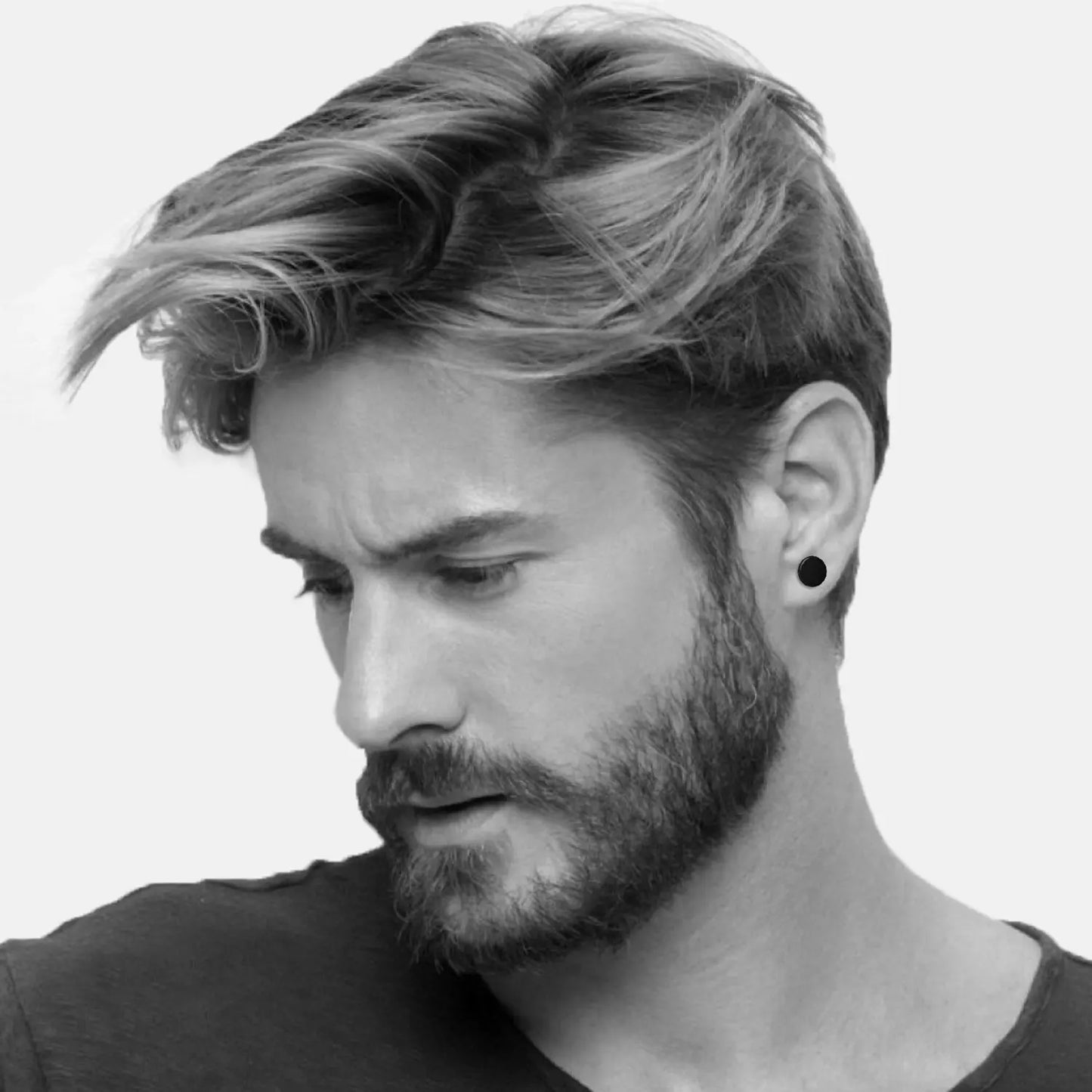 Black Stud Earrings